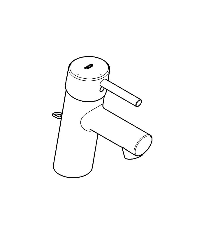 Compra online Torneira de banheiro Grohe Concetto lavatório 28mm SilkmoveES corrente S en oferta al mejor precio