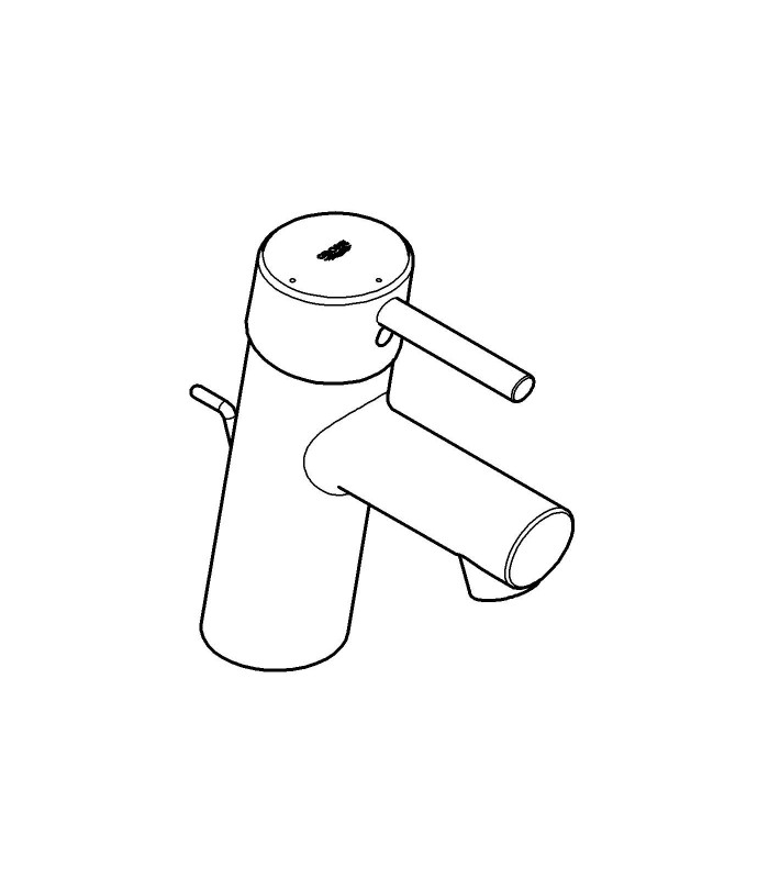 Compra online Monomando de lavabo Grohe Concetto con apertura en frío 2338010E en oferta al mejor precio