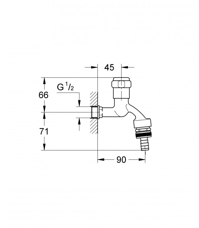 Compra online Recambios Profesionaless y piezas Grohe Eggemann Grifo para Jardin en oferta al mejor precio
