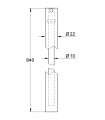 Sistema de chuveiro Grohe Barra opcional para sistemas de chuveiro 840 mm