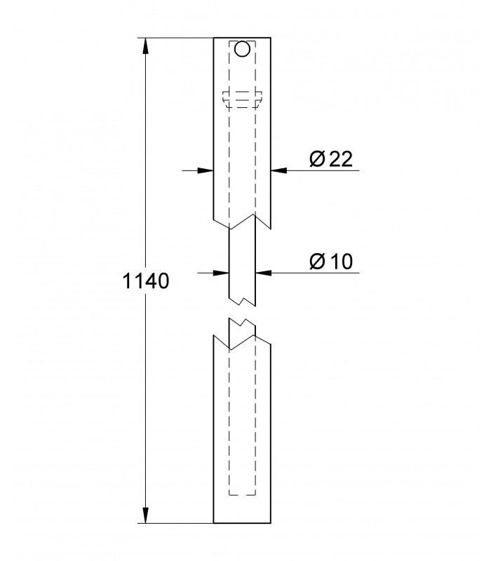 Compra online Sistema de ducha Grohe Barra opcional p/sistemas ducha 1140 mm en oferta al mejor precio