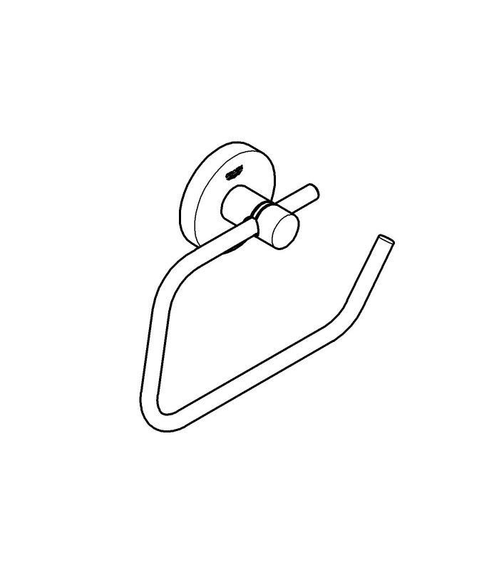 Compra online Accesorios de baño Grohe Portarrollos sin tapa Essentials (40689001) en oferta al mejor precio