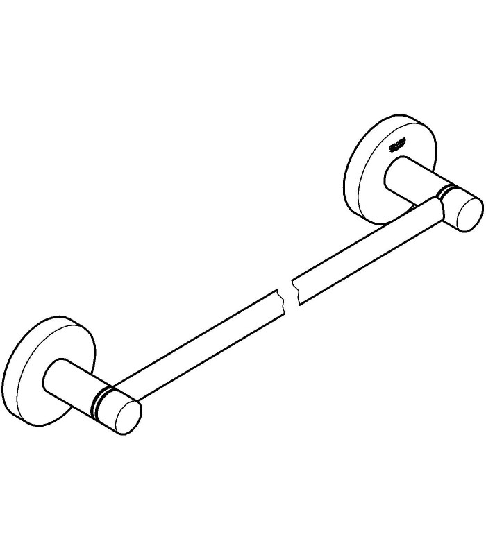 Compra online Grohe Acessórios para Banheiro Toalheiro 45cm en oferta al mejor precio