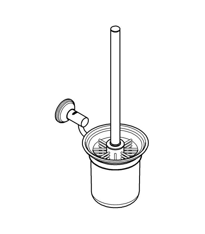 Compra online Grohe Bathroom Accessories Essetials Suporte para escova de vaso sanitário autêntico en oferta al mejor precio