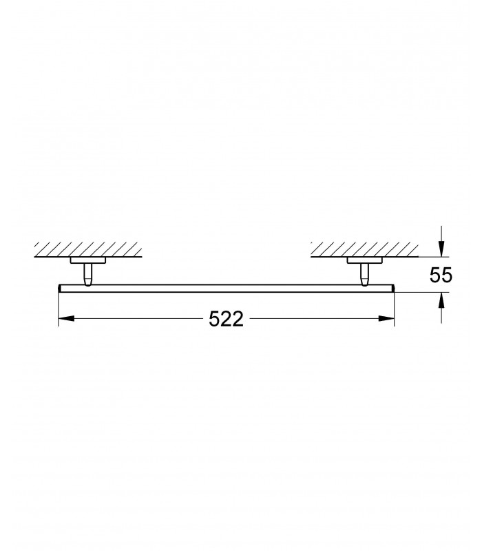 Compra online Grohe Acessórios para Banheiro Toalheiro 52 cm Bau en oferta al mejor precio