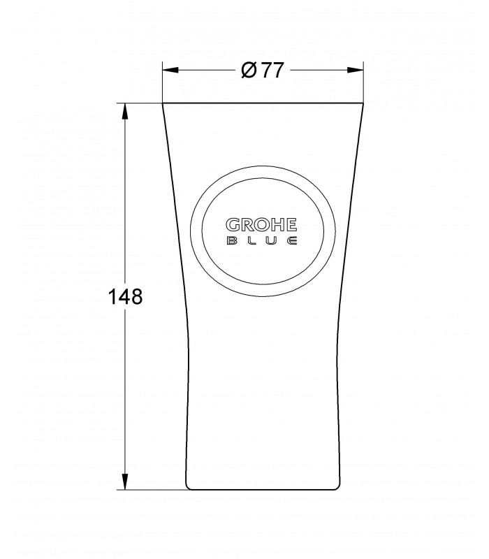 Compra online Grifo de cocina Grohe Vasos GROHE Blue 6 udes 0,25l en oferta al mejor precio