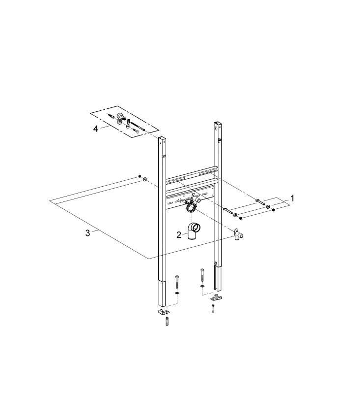 Compra online Grohe Rapid Sl Peças de reposição sanitárias e módulo de acessórios para lavatório en oferta al mejor precio