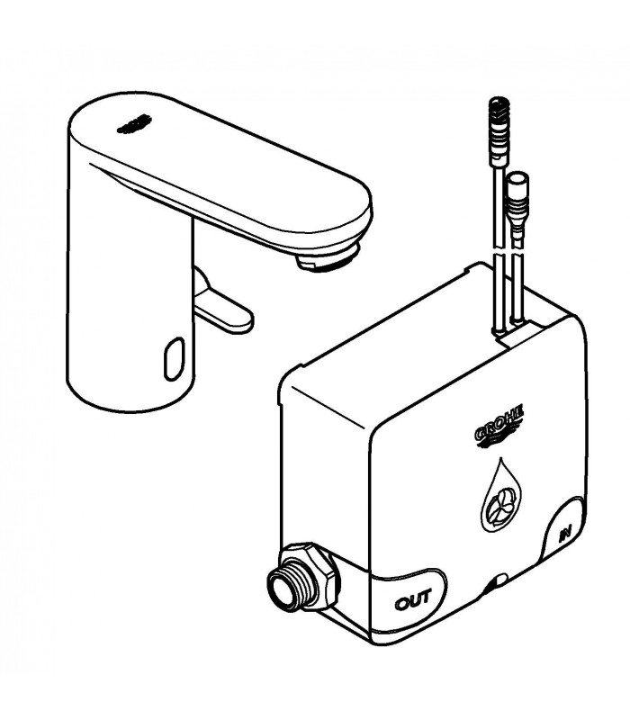 Compra online Recambios Profesionaless y piezas Grohe Eurosmart Cosmopolitan E Power Box (36386001) en oferta al mejor precio