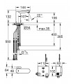 Peças de reposição profissionais e peças Grohe Eurosmart Cosmopolitan E Power Box (36386001)