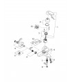 Misturador monocomando para banheiro Grohe Eurodisc Cosmo para banheiro exposto