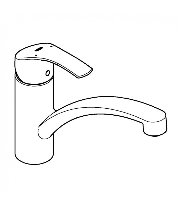 Compra online Grifo de cocina Grohe Eurosmart 1/2" caño bajo (33281002) en oferta al mejor precio