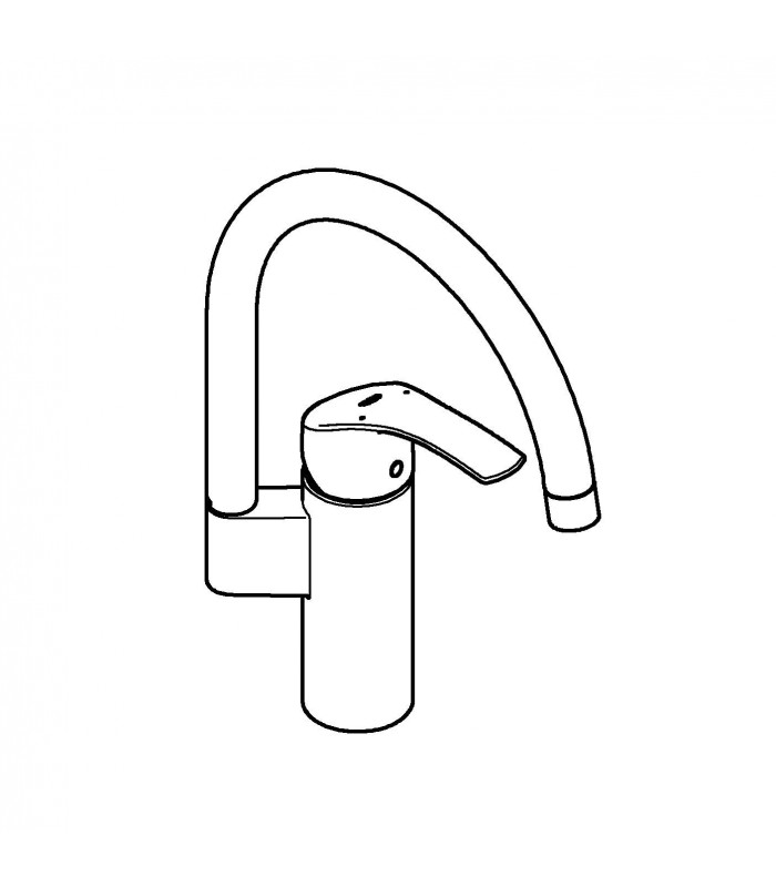 Compra online Misturadora de pia Grohe Eurosmart 1/2" de cano alto (33202002) en oferta al mejor precio