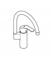 Misturadora de pia Grohe Eurosmart 1/2" de cano alto (33202002)