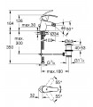Grifería para bidé Grohe Eurosmart vaciador (32929002)