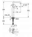Grifería para baño Grohe Essence monomando de lavabo 28mm Eco c/liso XL (32901001)