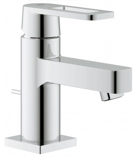Torneira monocomando para lavatório Grohe Quadra 28 mm com válvula de descarga S