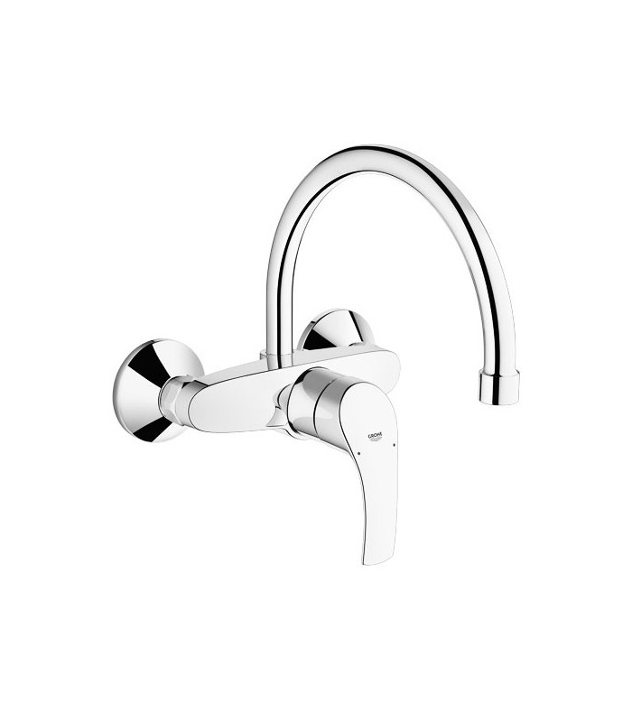 Compra online Monomando para fregadero Grohe Eurosmart mural (32482003) en oferta al mejor precio
