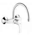 Monomando para fregadero Grohe Eurosmart mural (32482003)