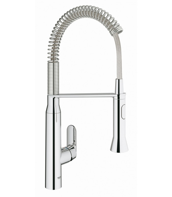 Compra online Grohe K7 - Torneira de cozinha, bica média-alta, cabeça profissional, acabamento Grohe StarLight (Ref. 31379000) en oferta al mejor precio
