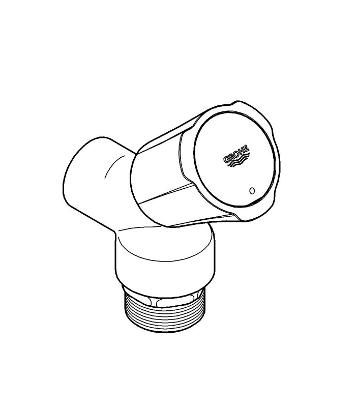 Compra online Peças de reposição profissionais e peças Grohe Costa L Torneira para máquina de lavar 1/2" en oferta al mejor precio