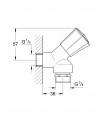 Recambios Profesionaless y piezas Grohe Costa L Grifo para lavadora 1/2"