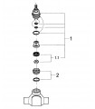 Mecanismo y sistema empotrado Grohe Cuerpo LLave 1" (29806000)