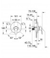 Grohe BauEdge Monomando de ducha 1/2" (Ref. 29078000)