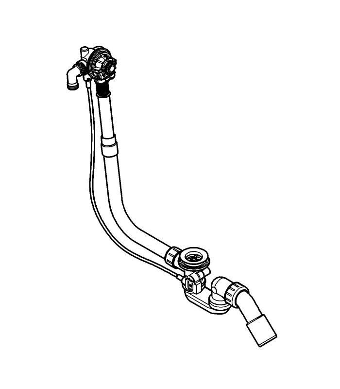 Compra online Recambios Profesionaless y piezas Grohe Parte int Desagüe autom caño integrado (28991000) en oferta al mejor precio