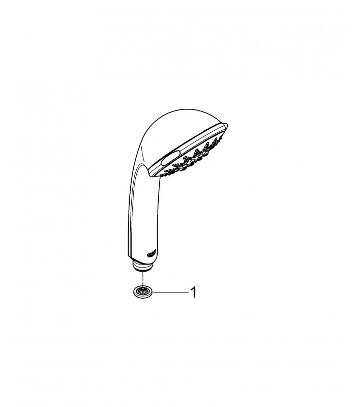 Compra online Sistema de chuveiro Grohe Relexa 100 Five chuveiro de mão 5j en oferta al mejor precio