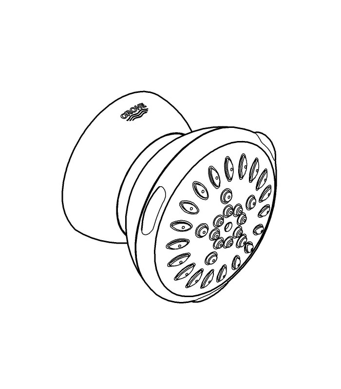 Compra online Sistema de ducha Grohe Movario 70 Massage ducha lateral en oferta al mejor precio