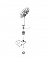 Sistema de chuveiro Grohe Power+Soul 130 conjunto de chuveiro 9,5l 4j