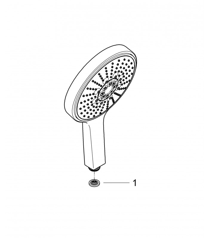 Compra online Sistema de chuveiro Grohe Power & Soul Cosmo chuveiro de mão 160 eco 4j (27668000) en oferta al mejor precio