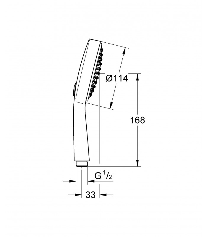 Compra online Sistema de chuveiro Grohe Power & Soul Cosmo Chuveiro de mão 115, 2j eco 9,4l (27661000) en oferta al mejor precio