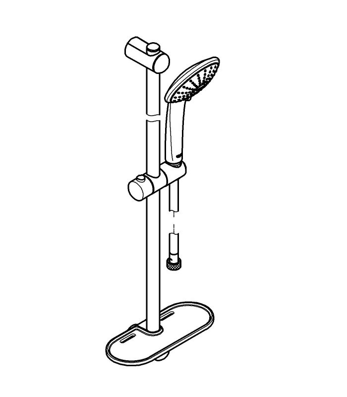 Compra online Sistema de ducha Grohe Euphoria 110 Massg conj.de ducha 600 3j en oferta al mejor precio
