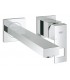 Torneira misturadora de lavatório de parede monocomando Grohe Eurocube com bica de 230 mm M