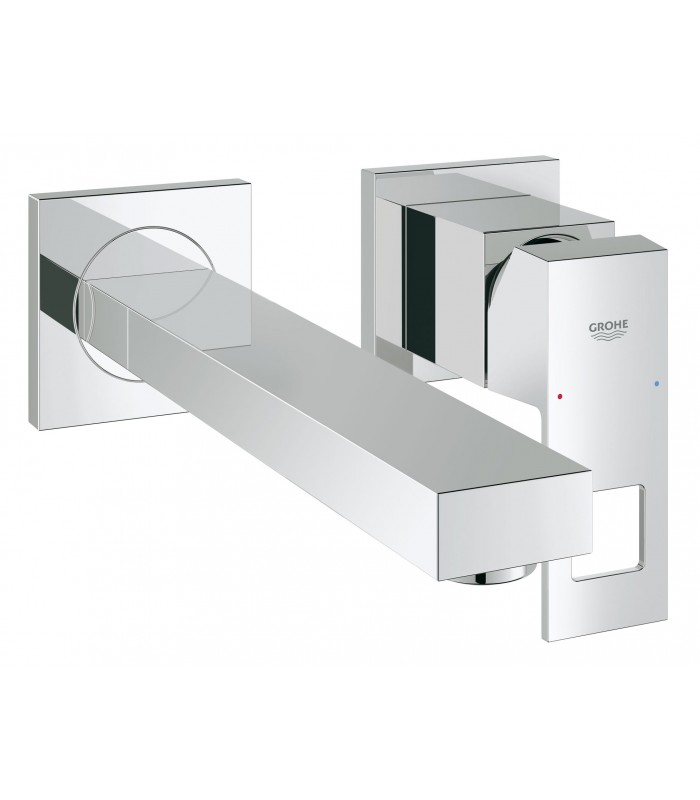 Compra online Torneira misturadora de lavatório de parede monocomando Grohe Eurocube com bica de 230 mm M en oferta al mejor precio