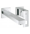 Torneira misturadora de lavatório de parede monocomando Grohe Eurocube com bica de 230 mm M