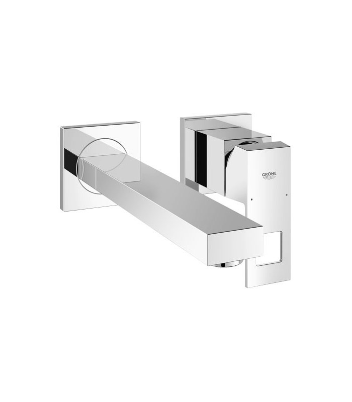 Compra online Torneira misturadora de lavatório de parede monocomando Grohe Eurocube com bica de 230 mm M en oferta al mejor precio