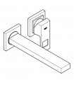 Torneira misturadora de lavatório de parede monocomando Grohe Eurocube com bica de 230 mm M