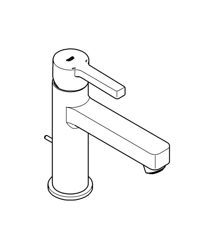 Compra online Grifería para baño Grohe Lineare lavabo 28mm medium eco vaciador M en oferta al mejor precio