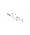 Grifería para baño Grohe Quadra monomando de lavabo mural caño 210 mm M
