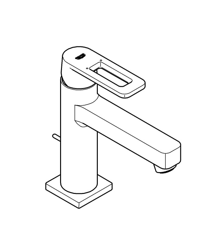 Compra online Torneira de banheiro Grohe Quadralavabo 28mm Eco média com escorredor M en oferta al mejor precio