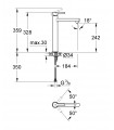 Grifería para baño Grohe Lineare monomando de lavabo Bol 28mm Eco c/liso XL