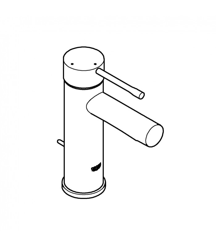 Compra online Misturadora monocomando para lavatório Grohe Essence 28 mm ES conjunto de resíduos S (23379001) en oferta al mejor precio