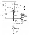 Grifería para baño Grohe Essence monomando lavabo 28mm ES vaciador S (23379001)