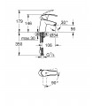 Grohe Eurosmart Monomando de lavabo 1/2" Tamaño S (Ref. 23372002)