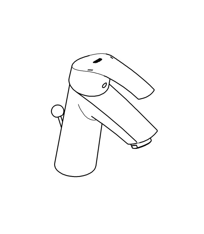 Compra online Torneira de banheiro Grohe Eurosmart lavatório 28mm médio Eco waste M en oferta al mejor precio