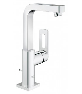 Torneira monocomando para lavatório Grohe Quadra 35 mm com conjunto de alto desperdício L