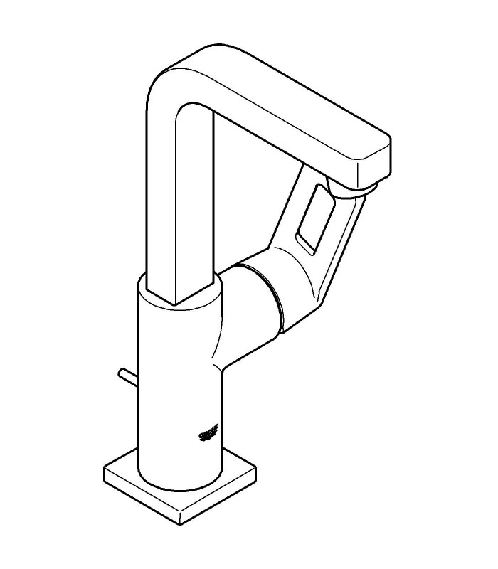 Compra online Grifería para baño Grohe Quadra monomando de lavabo 35mm c/alto vaciador L en oferta al mejor precio
