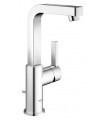 Torneira de banheiro Grohe Lineare, bica alta de 28 mm, conjunto de válvula em L